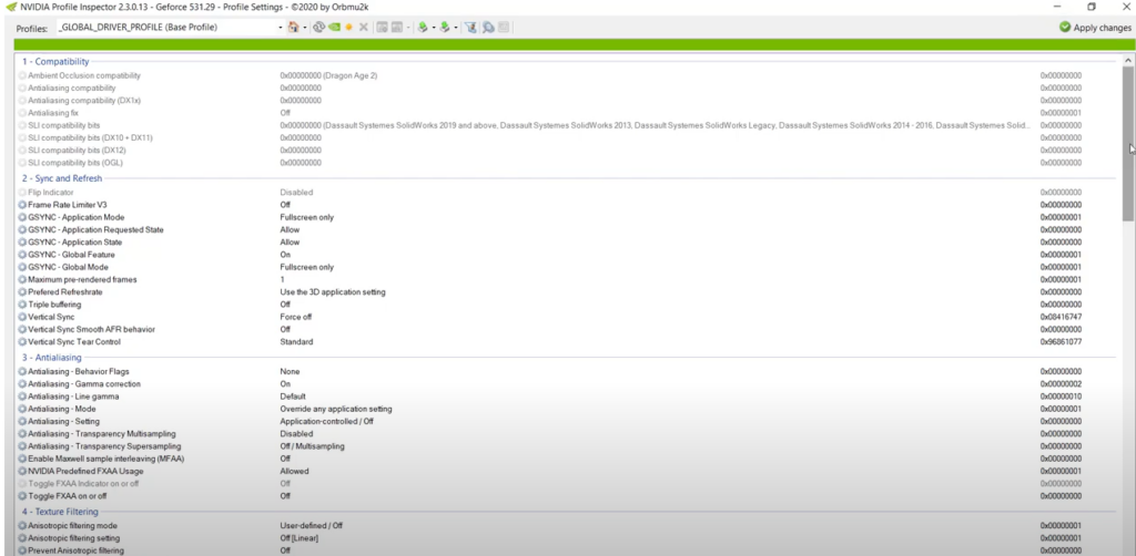 Screenshot 2024-07-24 170214 NVIDIA Profile Inspector